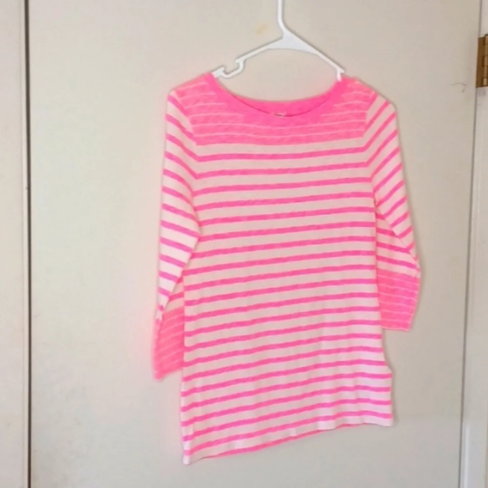J. Crew 3/4 Sleeve Nautical Top, sz XS